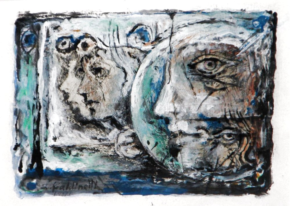 Armando Baldinelli - Sketch for a painting